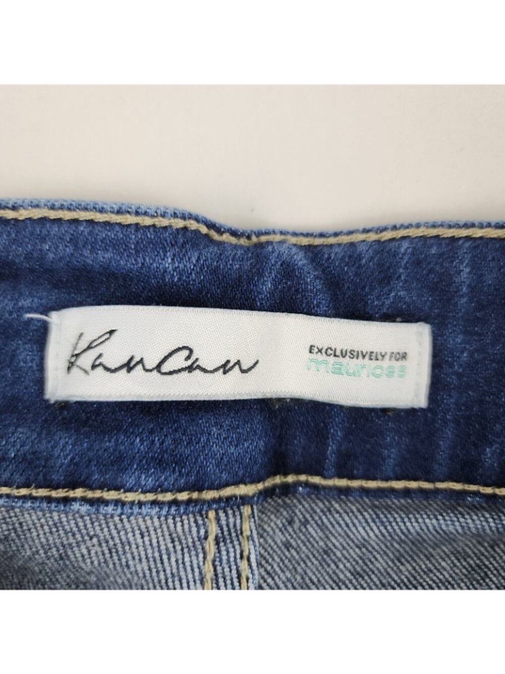KanCan Jeans Womens 31x26 Blue High Rise Distressed Cropped Denim 128035 - Picture 4 of 11